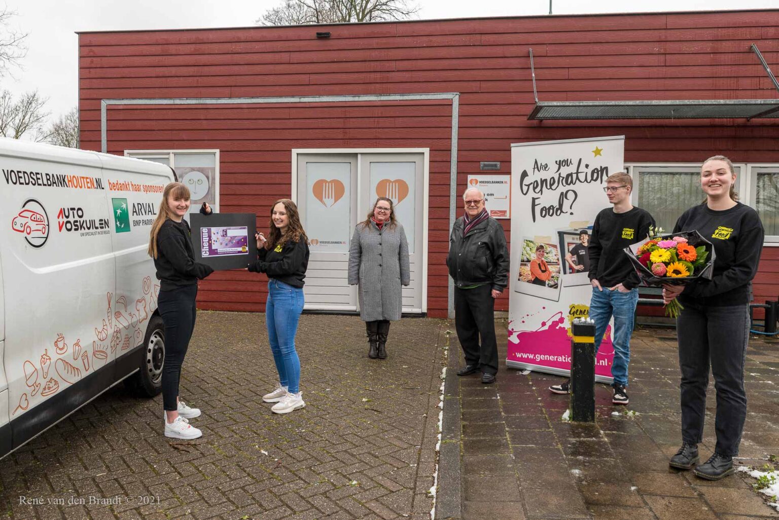 Studenten SVO vakopleiding food steunen voedselbank Voedselbank Houten